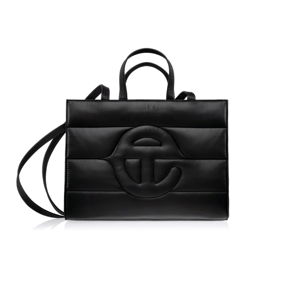 Telfar Medium Puffer Shopper - Black